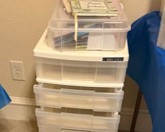 Plastic craft cart