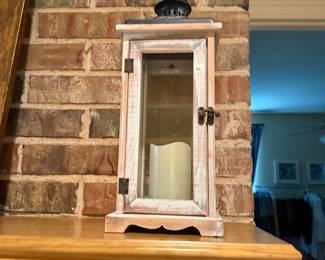 Wooden lanterns