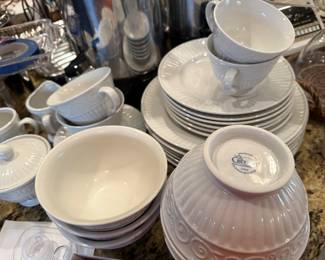 Gibson white China set
