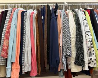 Long sleeved ladies shirts and sweaters