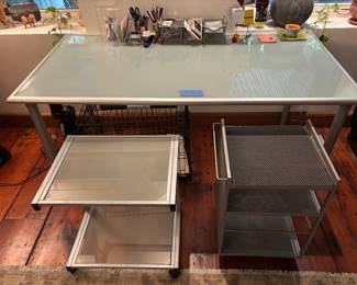 The Perfect Work From Home Station.
Table, Printer Stand And Under Table Organizer.
$50