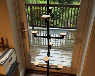 Black Iron Coat, Robe, Hat Rack
$15