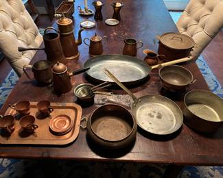 Lots Of Copper Cooking Vessels
$5 - $ 10
