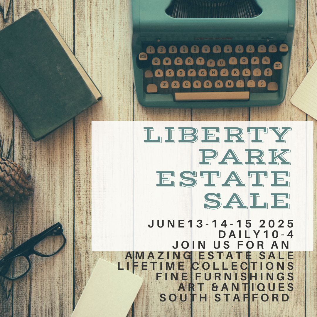 Teal Antiques Yard Sale Instagram Post