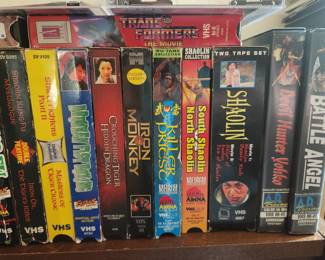 Vintage VHS Kung Fu and Japanese Animation