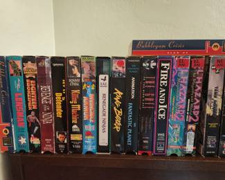 Vintage VHS Kung Fu and Japanese Animation