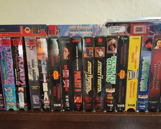 Vintage VHS Kung Fu and Japanese Animation