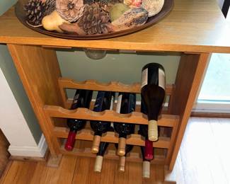 wine not for sale, just wine rack