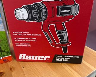 Bauer 1600 Watt 12 Amp 14 Temperature Dual Fan Speed Heat Lamp 