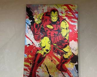 Pop Art Style Iron Man Poster