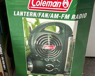 Coleman Lantern/Fan/AM-FM Radio 