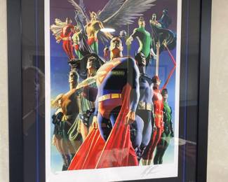 "JLA: Secret Origins" Fine Art lithograph by Alex Ross 