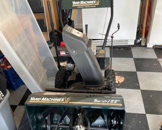 Yard Machines Two Stage Snow Blower 