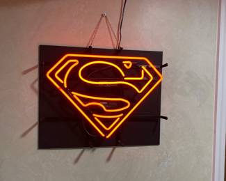 Superman Neon Sign 