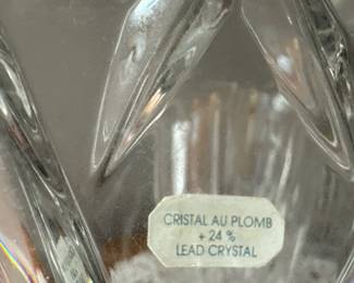 Cristal Au Plomb 24% Lead Crystal 