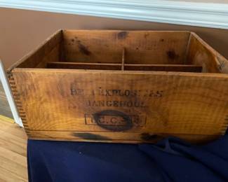 vintage wooden crate 