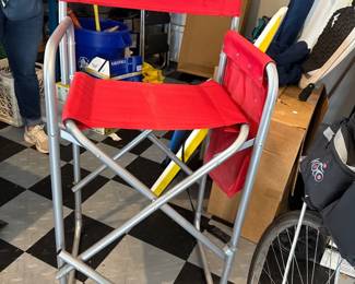 Red Directors Chair 