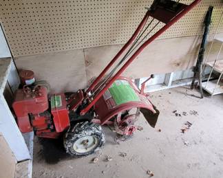 Troy Built Pony. Rotor tiller 
Will be auctioned off to highest bidder at 4:30 Pm Thursday. Starting bid $100