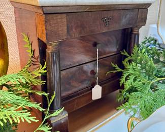 $250; antique apprentice piece--model of custom dresser to be made; 13"wx13"h