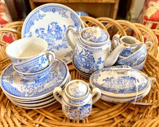$60; 16 pc child's tea set from occupied Japan