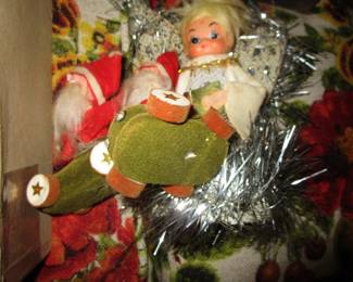 Boxes of vintage Christmas - still to be unpacked