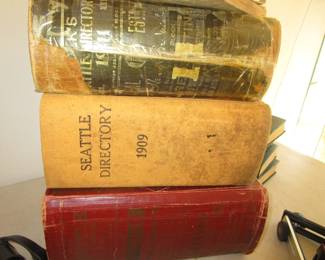 Rare Seattle directories