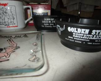 Old Seattle ashtrays
