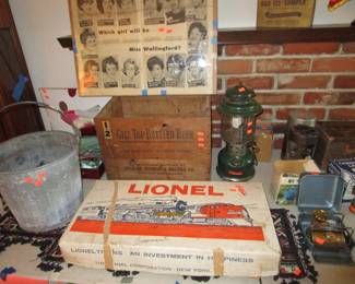 Old Lionel trains plus more in the basement