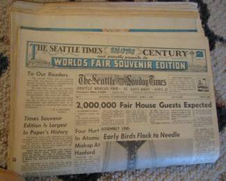 Lots of antique and vintage papers