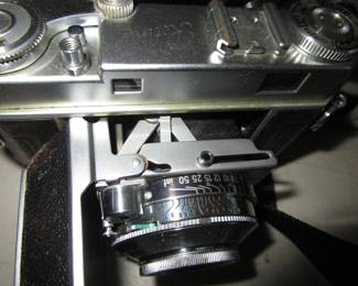 Camera collection including Leica