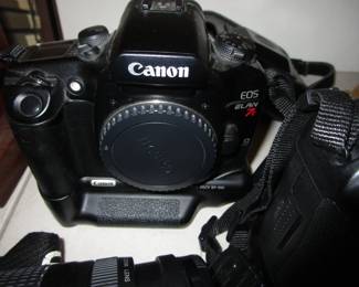 Camera collection including Leica