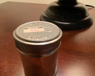 Old snuff can.