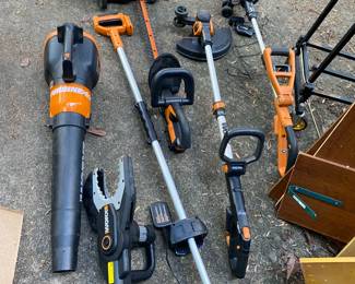 garage full of tools , small sample , most are new