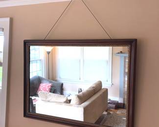 Wood Framed Decorative Mirror