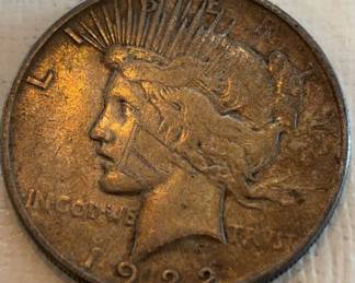 1922 Peace Dollar