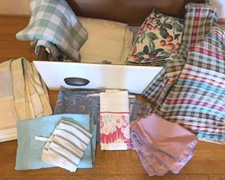 An Assortment Of Table Linens