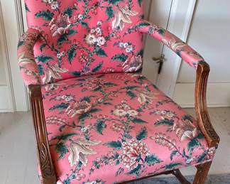 Floral Chintz Accent Chair