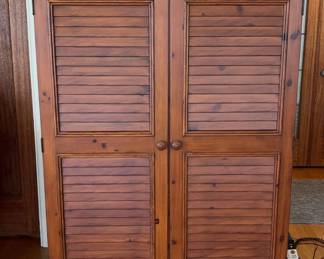 Brownwood Furniture Shutter Door Armoire