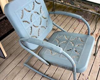 Vintage Metal Lounge Chair