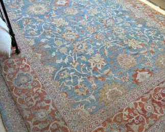 Oushak Wool Area Rug, 110x149in