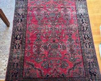 Persian Sarouk Wool Rug