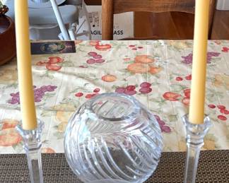 Rose Bowl, Candle Holders Candy Dish