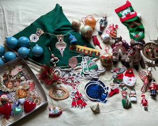 Christmas Decorations And Scandinavian Spinning Candle Holder