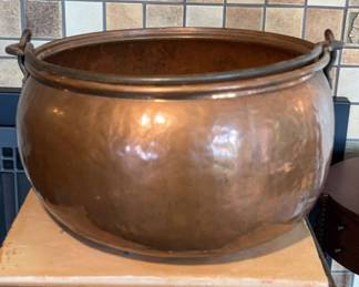 Vintage Copper Cauldron