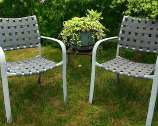 Pair of Outdoor Patio Chairs