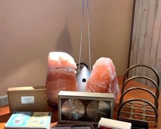 Salt Lamps, Desk Lamp, Playing Cards, File Holder More