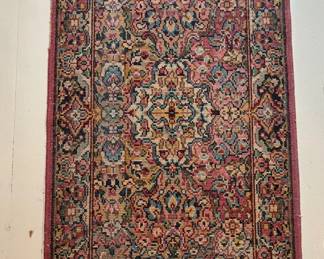 Persian Flat Weave Rug, 25x45in