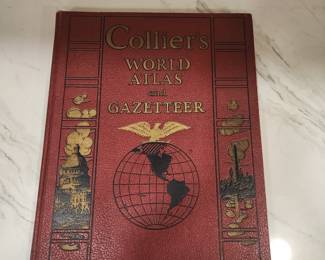 ANTIQUE WORLD ATLAS