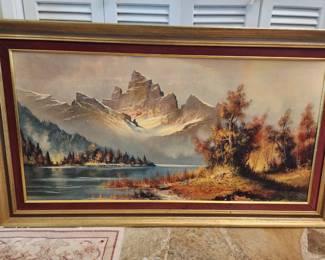 HUGE VINTAGE PRINT