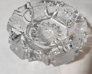 CRYSTAL ASHTRAYS